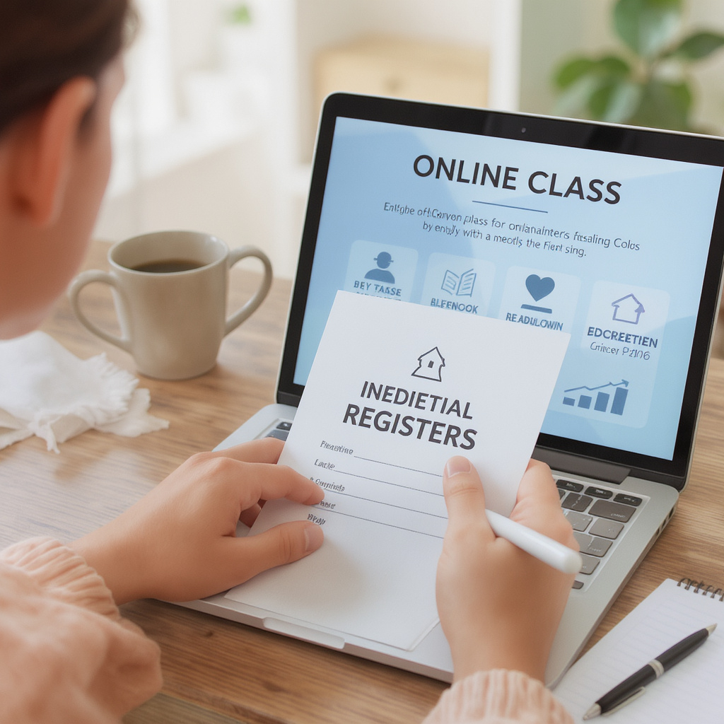 قدم سوم: ثبت نام در کلاس